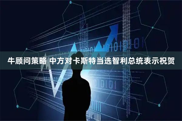 牛顾问策略 中方对卡斯特当选智利总统表示祝贺