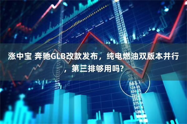 涨中宝 奔驰GLB改款发布，纯电燃油双版本并行，第三排够用吗?